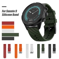 24MM Soft Silicone Watchband For Sunnto 9 Replacement Wriststrap For Sunnto Spartan Sport Smartwatch