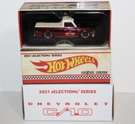 Hobby Store xe mô hình Hot Wheels RLC Exclusive Chevrolet C/10 Đỏ ( Full Box)