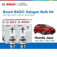 Bosch Halogen Headlight Bulb for Honda Jazz GK (60/55W) H4