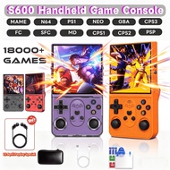 Gameboy S600 Handheld Game Console 4.0 Inch IPS Screen 18000+ Games Retro Game Console Support PSP P