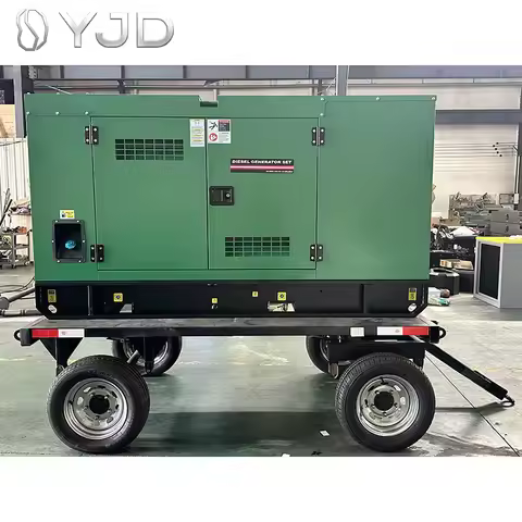 Silent Type 20kw to 50kw Diesel Generator 1500/1800RPM Three-Phase AC 25kva to 50kva Brushless 4 Cyl