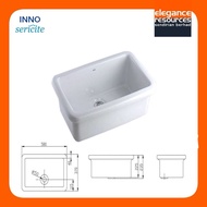 INNO SERICITE Laboratory Sink LS8001 Foot Washing White Color