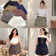 【现货】Talent Big Size Thailand High Waist Short Skirt Pants(Free Size XL-3XL 32-40Inch)大码西装高腰裤裙