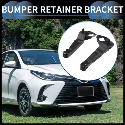 UXCELL Bumper Support Bracket Left Right Side Front Bumper Retainer Bracket Mount No.521160D020 for 