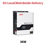 QAZWS ต้อง PV18 3024 VPM MPPT 24 V อินเวอร์เตอร์พลังงานแสงอาทิตย์แบบกริด3KW 3000W สร้าง MPPT 145V 60