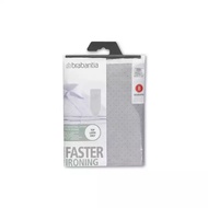 BRABANTIA Ironing Board Cover B 124x38cm Top Layer - Metalised Silver