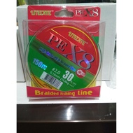Pe Utecate X8 Braided Line 150M Japan Recommended Omah Pancing Shop