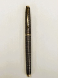 派克 75 Cisele 純銀碟頂14K XF 金尖鋼筆 Parker 75 Cisele Sterling Silver Dish Top 14K XF nibFountain Pen