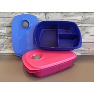 Tupperware 1L Reheatable Divided Microwave Lunch Box-Ready
