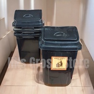 5 liter black square trash can, small square, thick plastic dustbin