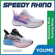 988 SPEEDY RHINO Women Gradient Color Running Shoes Thick Sole Bouncing Outsole 0034-0035