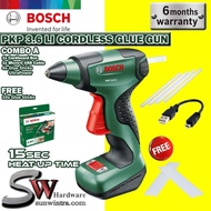 BOSCH PKP 3.6 LI CORDLESS GLUE GUN PKP3.6LI F.O.C 10PCS GLUE STICK 7MM