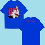 2025Ajith Kumar Racing Print cotton round neck TShirt S-5XL