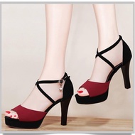 Thick-Soled Stiletto Sandals  Women Height increasing,high-heel sandals fish mouth  sandal perempuan
