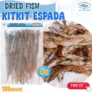 Dried Fish ESPADA KITKIT Espada Thin Fish ( 100g/200g/500g/1KG ) Sun Dried Fish Quality Taste Dried 