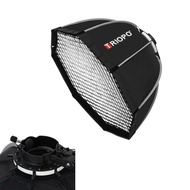 Triopo KX65 Soft Box 25.6in/65cm Softbox with Honeycomb Grid, Octagon Umbrella Photography Softbox f