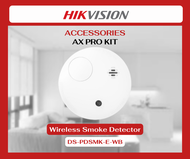 Hikvision Wireless Smoke Detector เซ็นเซอร์ ตรวจจับ ควัน ควันไฟ มีลำโพงไซเรนในตัว เซ็นเซอร์ตรวจจับควัน รุ่น DS-PDSMK-E-WB (พร้อมส่ง)
