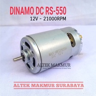 High Quality 21000 Rpm Dynamo 12V Rs-550 Motor Dc 12V Rs550 Rs 550