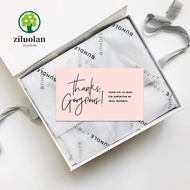 ZILUOLAN 30PCS/Pack Thank You For Your Order Gorgeous Craft Package Inserts Beyond Grateful Labels