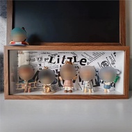 Glass Blind Box Display Box Blind Box Storage Cabinet Dust-proof Transparent Display Box Desktop Dec