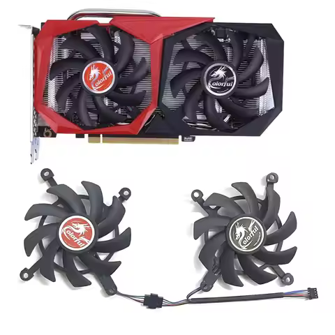 Kankeirr New 4PIN 85MM RTX 2060 2060 Super GPU Cooler for Colorful Geforce GTX 1660Ti 1650 1660 Supe