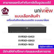 Uniview  XVR301-G3 Series UNV-XVR301-04G3/UNV-XVR301-08G3/UNV-XVR301-16G3 เครื่องบันทึกกล้องวงจรปิด 4,8,16ช่อง