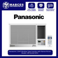 Panasonic 2.5HP Window Type Inverter with Nanoe Aircon CW-XU2421EPH