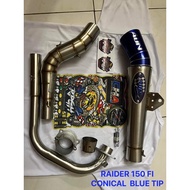 Local Stock、Spot goods□AUN / DAENG SAI4 / CHA RAMA for raider 150 fi high quality open pipe ❤️
