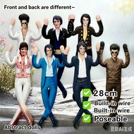 Elvis Presley Abstract Doll Built in Wire Skeleton Doll Can Shape Doll Gift