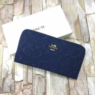 Gs.Coach Fashion Long Wallet With Women Zipper Wallet