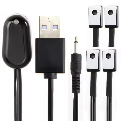 All-in-One IR Extender 1 Receiver 4 Emitter Emitters Infrared IR Repeater Kit Infrared Repeater Remo