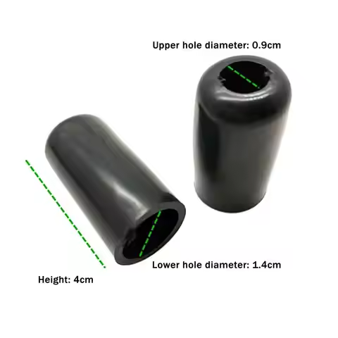 2PCS Black Motorcycle Scooter CG125 GN125 YBR125 YBR250 TTR225 GN250 Mirror Seal Dust Proof Sleeve F