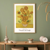 梵谷_向日葵II - 梵谷系列掛畫/花卉掛畫/植物掛畫/太陽花/臥室