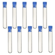 Borosilicate Plastic Test Tube Rimless Pyrex With Push Cap Lab