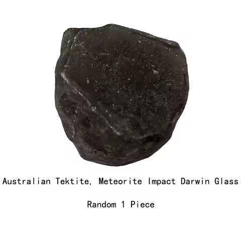 Australian Tektite, Rare Meteorite Impact Darwin Glass, Real Natural Premium Collectible Specimen & 