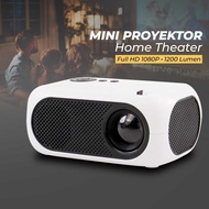 COD Salange Proyektor Mini LCD Full HD 1080P 3000 Lumens Home Theater M24 / Proyektor Mini Untuk Hp