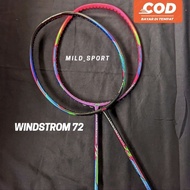 WINDSTORM 72 30 LBS BADMINTON RACKET INSTALLED STRINGS READY TO USE FULLSET