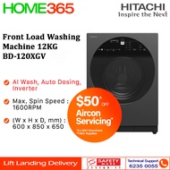 Hitachi Front Load Washing Machine 12KG BD-120XGV