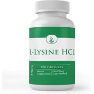 PURE ORIGINAL INGREDIENTS L-Lysine HCL (100 Capsules) Always Pure, No Additives Or Fillers, Lab Veri