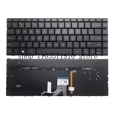 US Keyboard With backlight for HP Spectre 13-AC 13-ac000 x360 13t-ac000 13-ac0xx 13-ac023dx 13-ac033