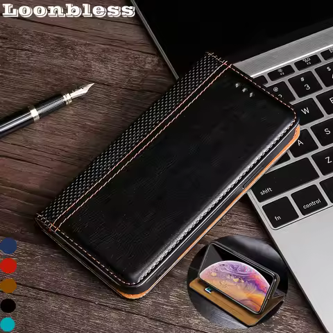 Anti-theft Leather Case For TCL 10 Pro Phone Cover Flip Luxury Fundas For TCL 10L 10 SE Lite Pro Plu