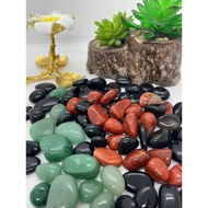 Soul Stone Natural Crystal #Natural without Optimization #Seven Chakra Rolling Stone #Obsidian #Red 