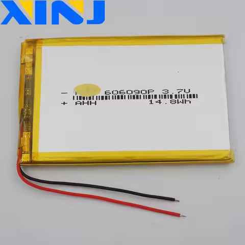 3.7V 4000mAh 14.8Wh Rechargeable Li-Polymer LiPo Replacement Li Battery 606090 For GPS PDA MID PSP P