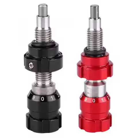 1Set Archery Recurve Bow Cushion Plunger Screw-In Arrow Rest Pressure Button Side Pad Stainless Stee