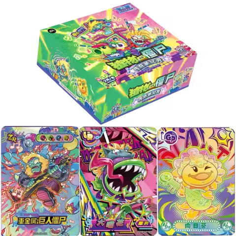 KAYOU Genuine Plants Vs. Zombies Card Wonderful Natural Journey Gold-plated Record Legendary Sound A