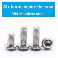 3256 &gt; 【 M2 M2.5 M3 M4 】 Stainless Steel 304 Round Head Hexagon M2 M2.5 M3 M4 * 8-10-20-40-100