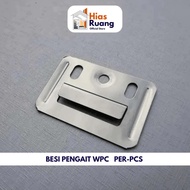 WPC Wallpanel Iron PVC Panel Bracket/ Wall Panel Clip Wall Decoration Hook Decorative Wall Room ID