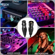 2 Pack 10ft DMX512 Cable, 3Pin Gold Plated XLR Male to Female Cables, for Microphone, Mic Mixer, Ban