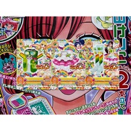 Aikatsu Promotion Card Happy Rainbow Pinky Funky Coord Ichigo Hoshimiya Aoi Kiriya Ran Shibuki Pop T