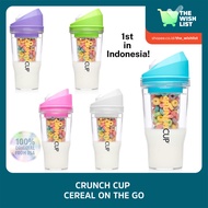 Crunch Cup Tumbler Cereal Cup On-The-Go Practical Cereal Drinking Bottle ORIGINAL USA
